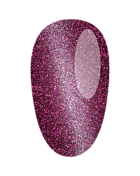 Гель-лак для ногтей, E.MiLac Purple Сat Eye №435, 9 мл